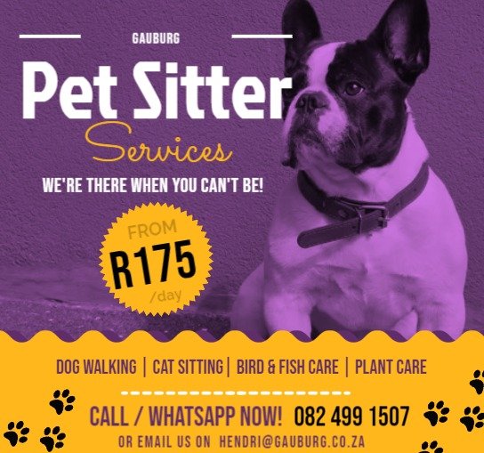 Petsitting (twice daily)